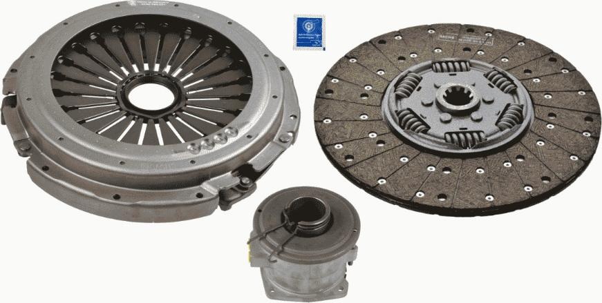 SACHS 3 400 710 001 - Sajūga komplekts ps1.lv