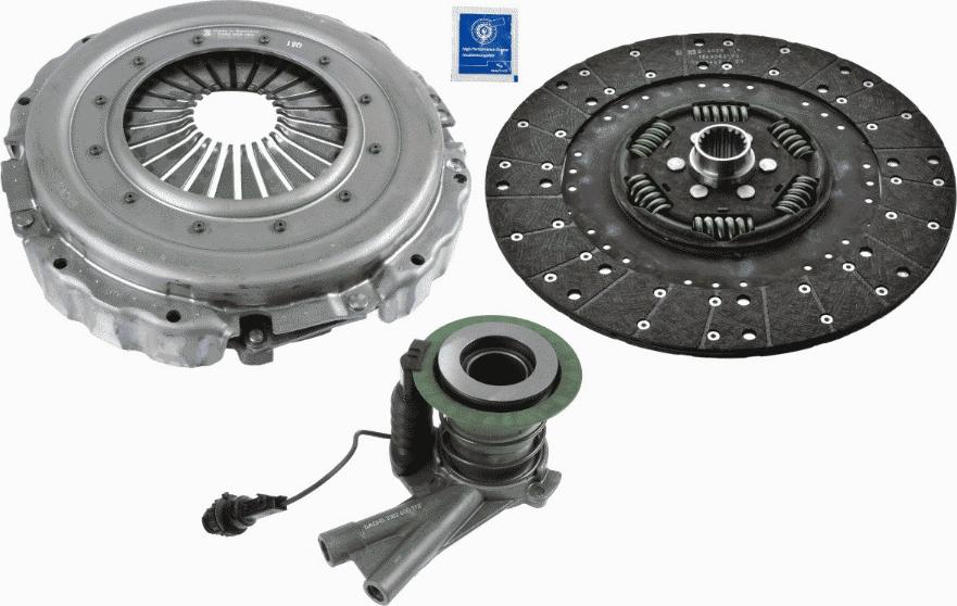 SACHS 3400 710 012 - Sajūga komplekts ps1.lv