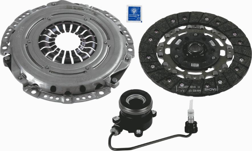 SACHS 3000 990 527 - Sajūga komplekts ps1.lv