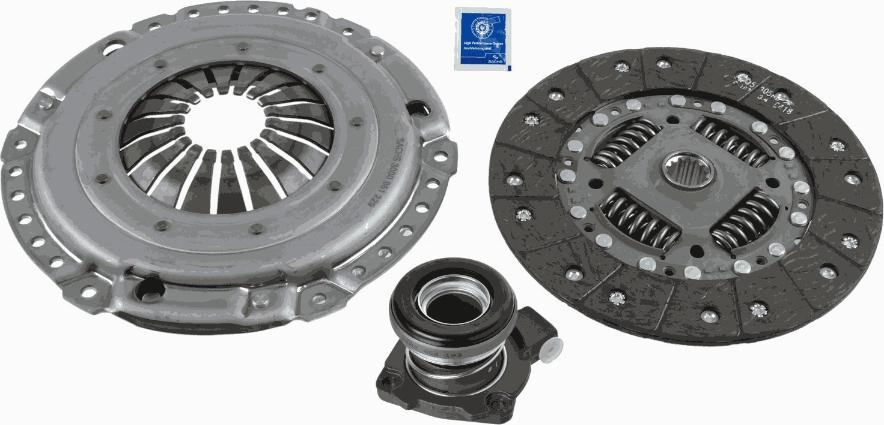 SACHS 3000 990 059 - Sajūga komplekts ps1.lv