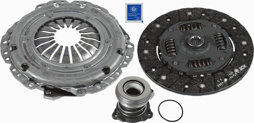 SACHS 3000 990 013 - Sajūga komplekts ps1.lv