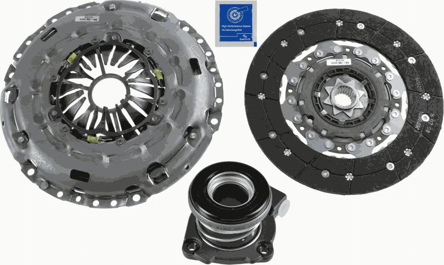 SACHS 3000 990 163 - Sajūga komplekts ps1.lv