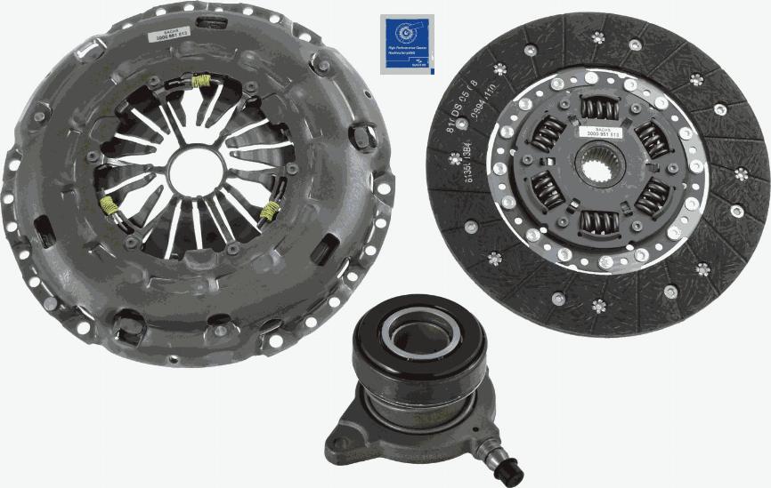 SACHS 3000 990 181 - Sajūga komplekts ps1.lv