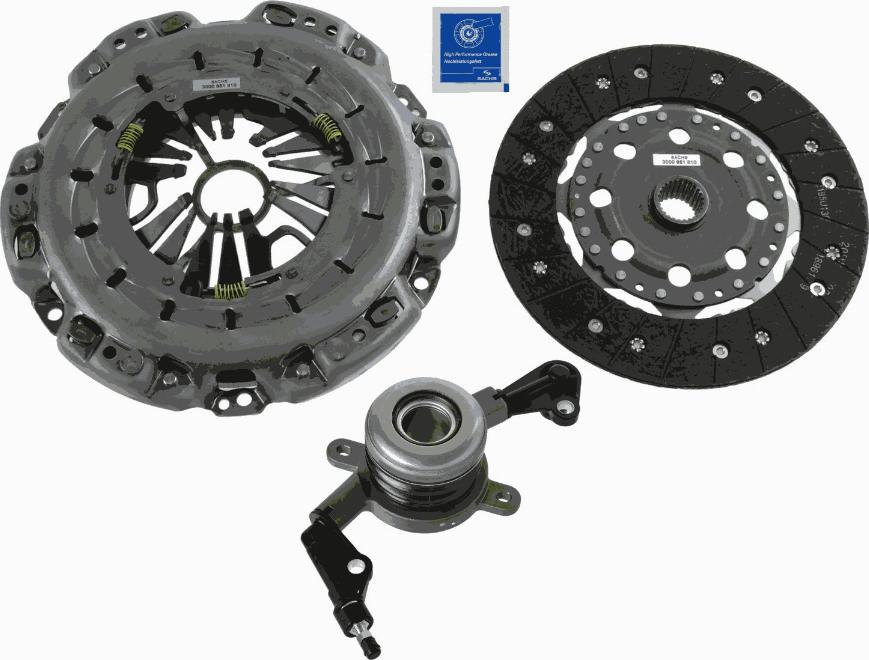 SACHS 3000 990 175 - Sajūga komplekts ps1.lv