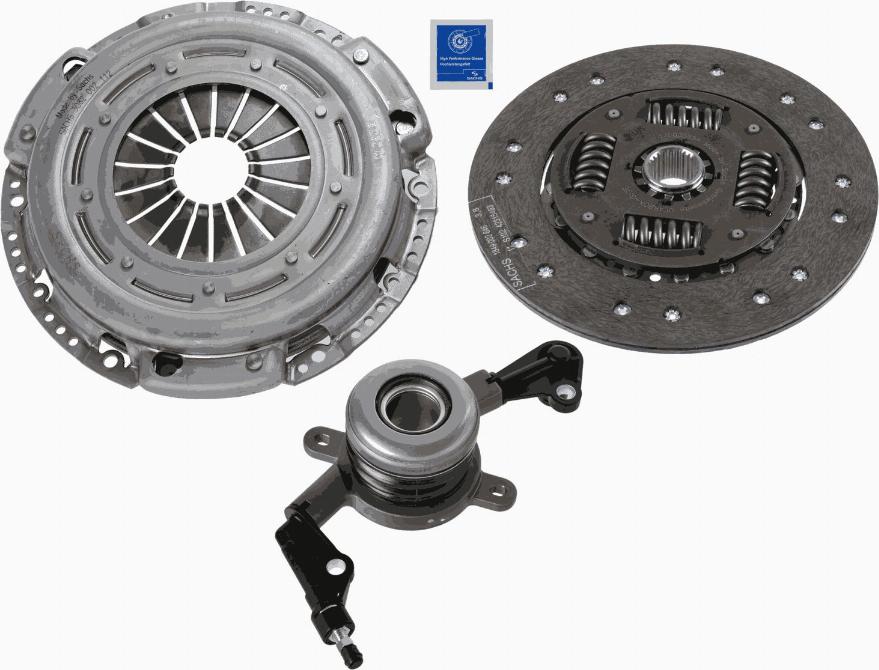 SACHS 3000 990 389 - Sajūga komplekts ps1.lv