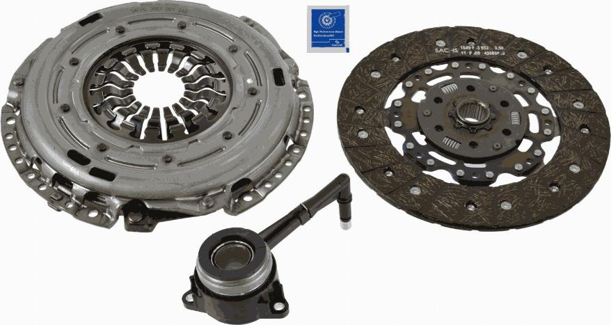 SACHS 3000 990 328 - Sajūga komplekts ps1.lv