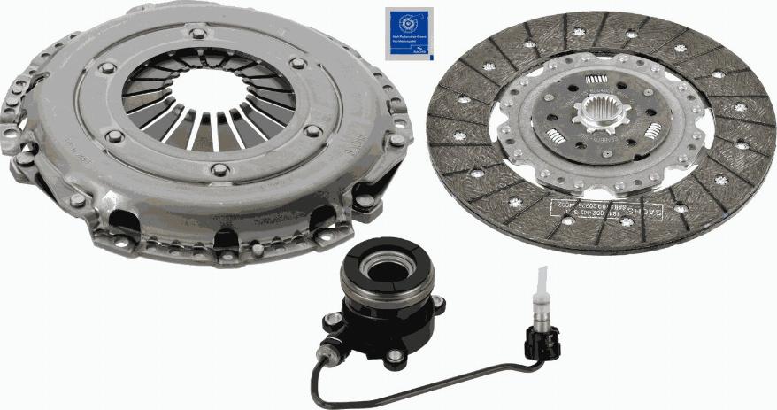 SACHS 3000 990 264 - Sajūga komplekts ps1.lv