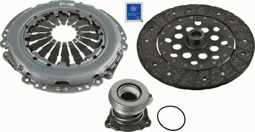 SACHS 3000 990 261 - Sajūga komplekts ps1.lv