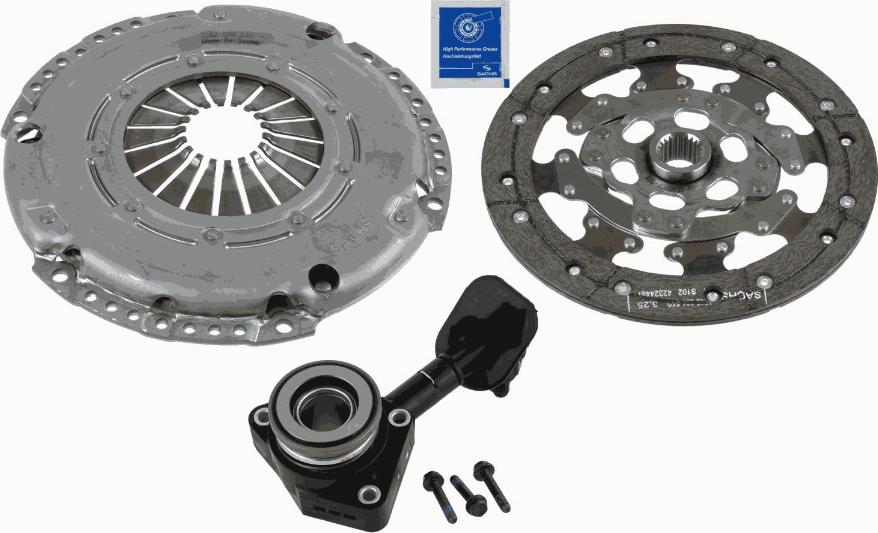 SACHS 3000 990 224 - Sajūga komplekts ps1.lv