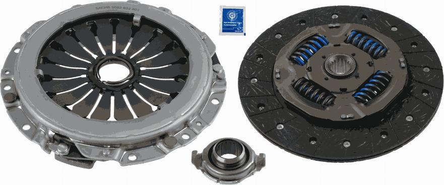 SACHS 3000 954 065 - Sajūga komplekts ps1.lv