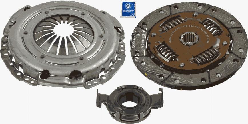 SACHS 3000 950 076 - Sajūga komplekts ps1.lv