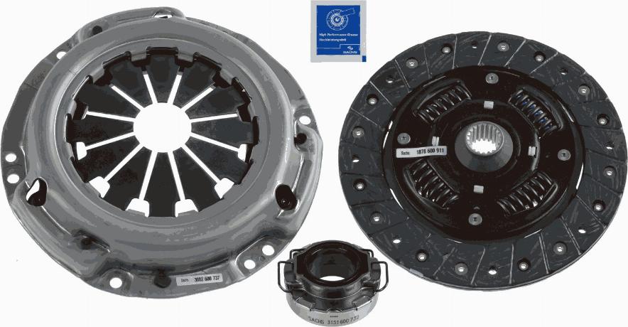 SACHS 3000 951 418 - Sajūga komplekts ps1.lv