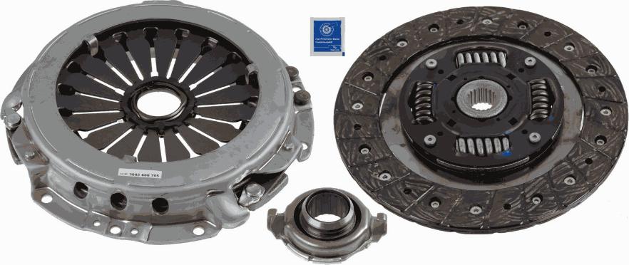 SACHS 3000 951 439 - Sajūga komplekts ps1.lv