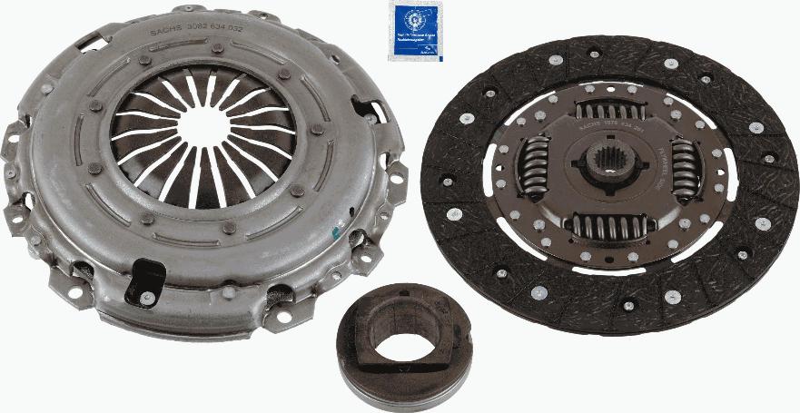 SACHS 3000 951 619 - Sajūga komplekts ps1.lv