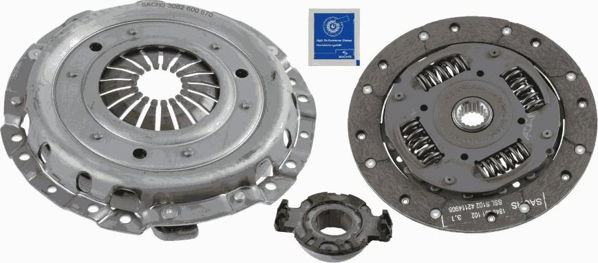 SACHS 3 000 951 066 - Sajūga komplekts ps1.lv