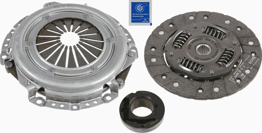 SACHS 3 000 951 012 - Sajūga komplekts ps1.lv