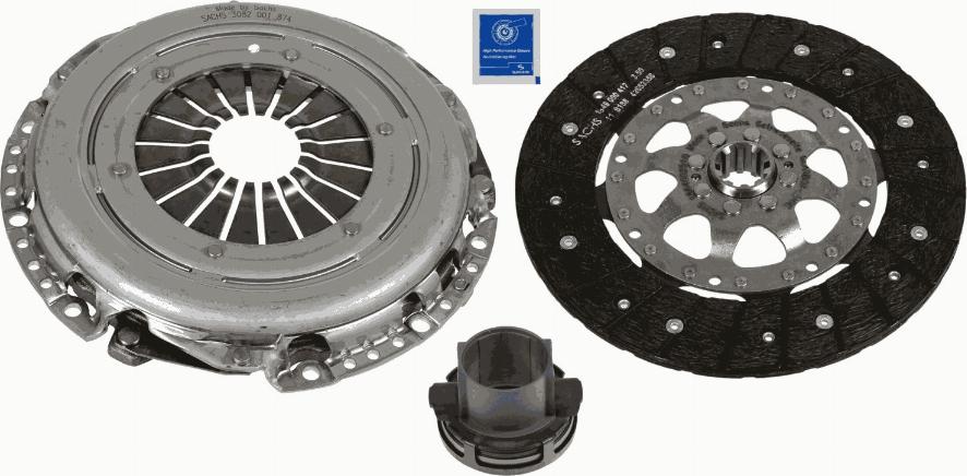 SACHS 3000 970 092 - Sajūga komplekts ps1.lv