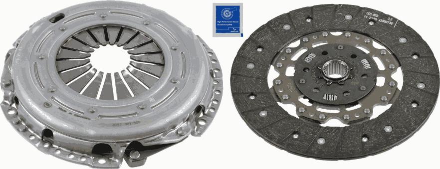 SACHS 3000 970 037 - Sajūga komplekts ps1.lv