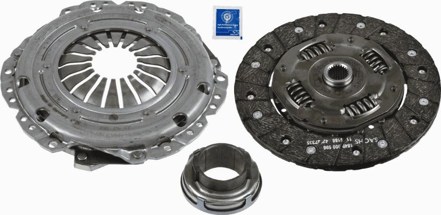 SACHS 3 000 494 001 - Sajūga komplekts ps1.lv