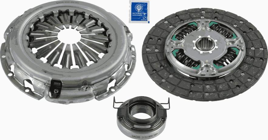 SACHS 3000 854 501 - Sajūga komplekts ps1.lv