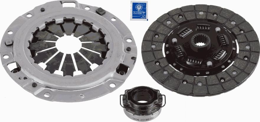 SACHS 3000 858 301 - Sajūga komplekts ps1.lv