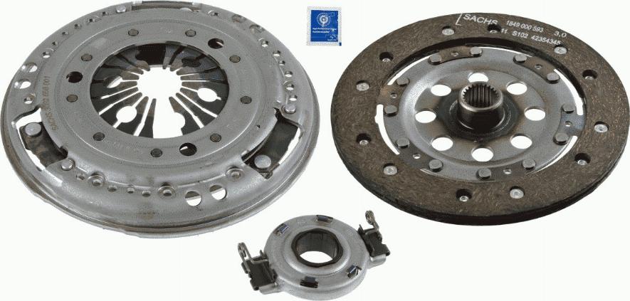 SACHS 3 000 777 001 - Sajūga komplekts ps1.lv