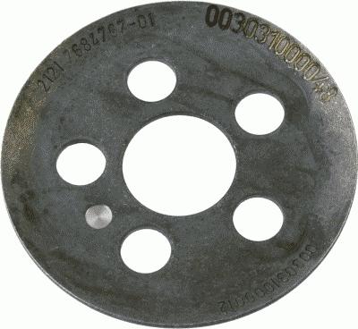 SACHS 3 031 000 048 - Sajūga piespiedējdisks ps1.lv