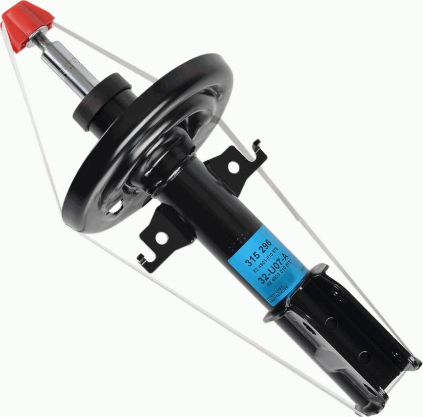 SACHS 315 296 - Amortizators ps1.lv