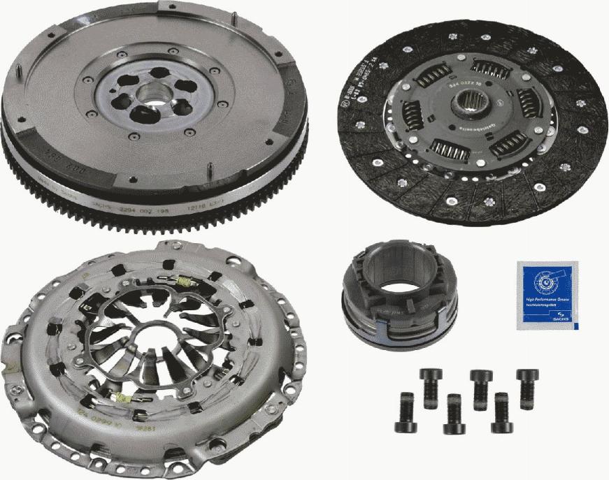 SACHS 2290 601 065 - Sajūga komplekts ps1.lv