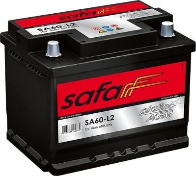 SAFA SA60-L2 - Startera akumulatoru baterija ps1.lv