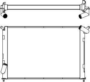 SAKURA Automotive 4661-1001 - Radiators, Motora dzesēšanas sistēma ps1.lv