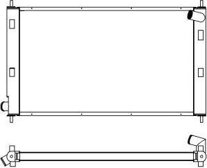 SAKURA Automotive 4321-1013 - Radiators, Motora dzesēšanas sistēma ps1.lv