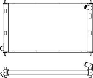 SAKURA Automotive 4322-1006 - Radiators, Motora dzesēšanas sistēma ps1.lv