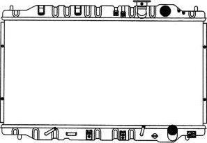 SAKURA Automotive 1071-0205 - Radiators, Motora dzesēšanas sistēma ps1.lv