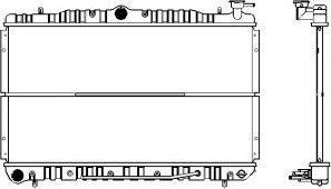 SAKURA Automotive 1220-0101 - Radiators, Motora dzesēšanas sistēma ps1.lv