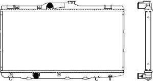 SAKURA Automotive 3461-1031 - Radiators, Motora dzesēšanas sistēma ps1.lv