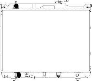 SAKURA Automotive 3431-1003 - Radiators, Motora dzesēšanas sistēma ps1.lv