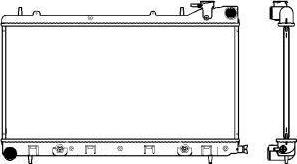 SAKURA Automotive 3421-1013 - Radiators, Motora dzesēšanas sistēma ps1.lv