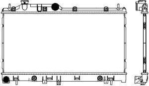 SAKURA Automotive 3421-1022 - Radiators, Motora dzesēšanas sistēma ps1.lv