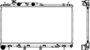 SAKURA Automotive 3421-8504 - Radiators, Motora dzesēšanas sistēma ps1.lv