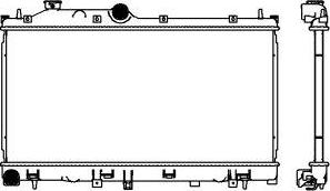 SAKURA Automotive 3421-8507 - Radiators, Motora dzesēšanas sistēma ps1.lv