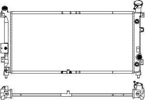 SAKURA Automotive 3571-1007 - Radiators, Motora dzesēšanas sistēma ps1.lv