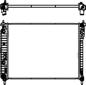 SAKURA Automotive 3571-8501 - Radiators, Motora dzesēšanas sistēma ps1.lv