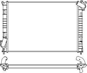 SAKURA Automotive 3661-1002 - Radiators, Motora dzesēšanas sistēma ps1.lv