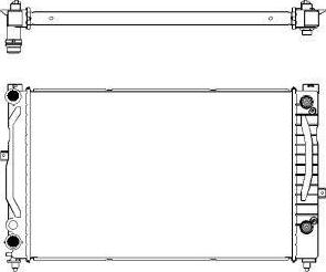 SAKURA Automotive 3061-1001 - Radiators, Motora dzesēšanas sistēma ps1.lv