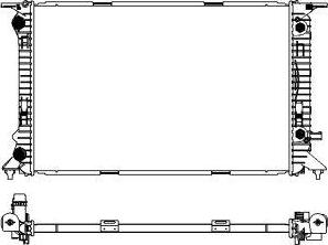 SAKURA Automotive 3061-8501 - Radiators, Motora dzesēšanas sistēma ps1.lv