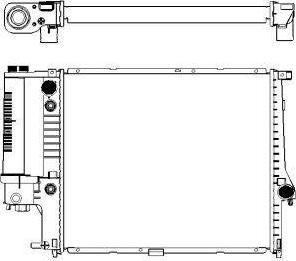 SAKURA Automotive 3011-1005 - Radiators, Motora dzesēšanas sistēma ps1.lv