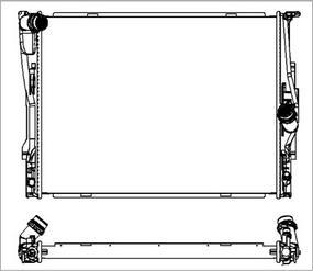 SAKURA Automotive 3011-1019 - Radiators, Motora dzesēšanas sistēma ps1.lv