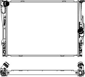 SAKURA Automotive 3011-1012 - Radiators, Motora dzesēšanas sistēma ps1.lv