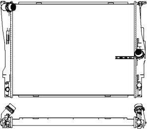 SAKURA Automotive 3011-1017W - Radiators, Motora dzesēšanas sistēma ps1.lv